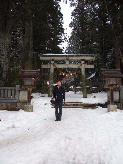 ペコちゃん in 雄山神社